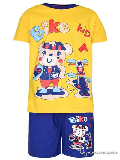 Комплект: футболка, шорты Kids Style, цвет мультиколор