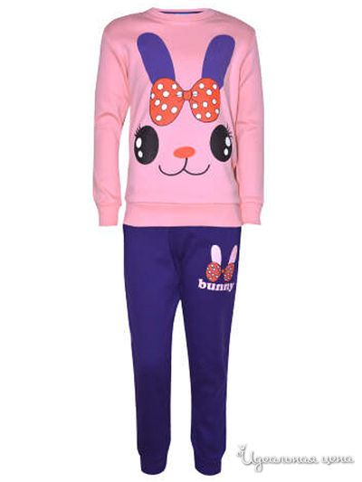 Комплект: толстовка, брюки Kids Style, цвет мультиколор