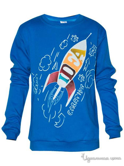 Толстовка Kids Style, цвет голубой