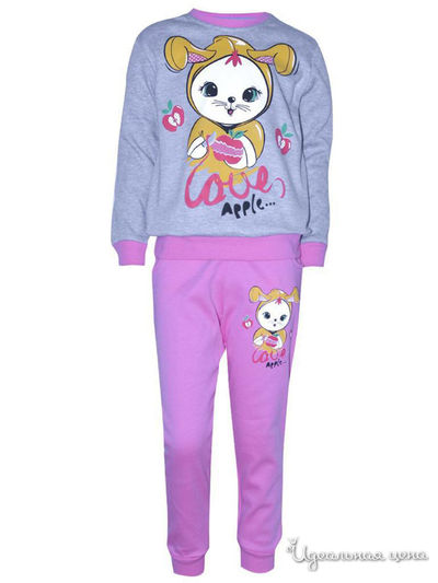 Комплект: толстовка, брюки Kids Style, цвет мультиколор