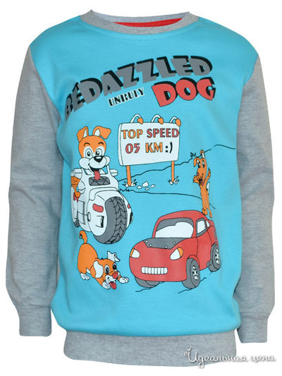 Толстовка Kids Style, цвет голубой