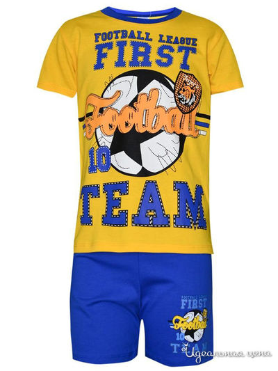 Комплект: футболка, шорты Kids Style, цвет мультиколор