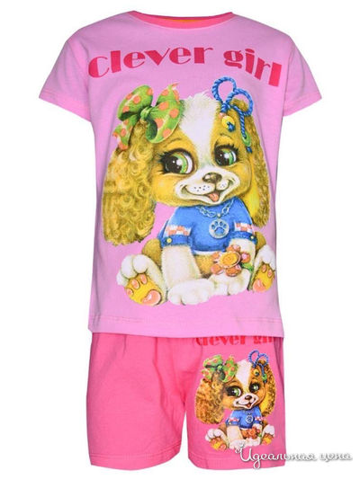 Комплект: футболка, шорты Kids Style, цвет мультиколор