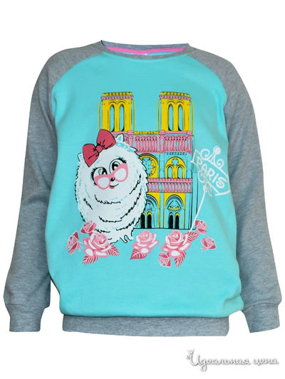 Толстовка Kids Style, цвет мятный
