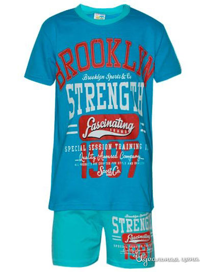 Комплект: футболка, шорты Kids Style, цвет мультиколор