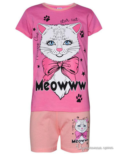 Комплект: футболка, шорты Kids Style, цвет мультиколор