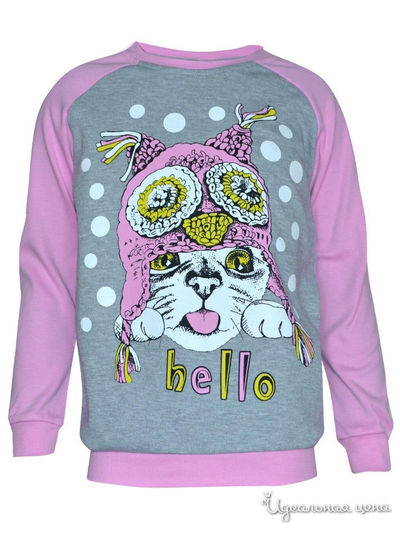 Толстовка Kids Style, цвет серый