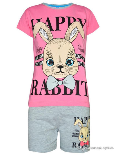 Комплект: футболка, шорты Kids Style, цвет мультиколор