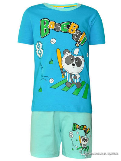 Комплект: футболка, шорты Kids Style, цвет мультиколор