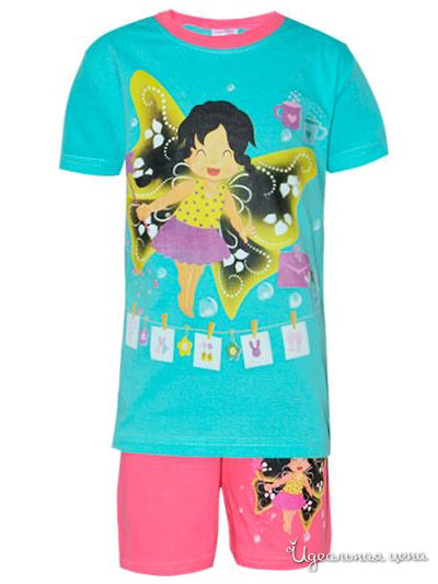 Комплект: футболка, шорты Kids Style, цвет мультиколор