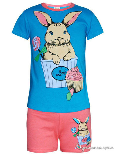 Комплект: футболка, шорты Kids Style, цвет мультиколор