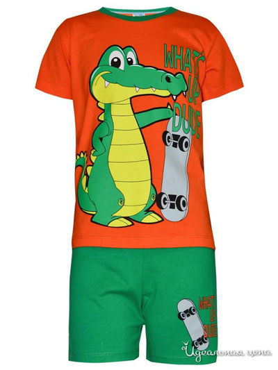 Комплект: футболка, шорты Kids Style, цвет мультиколор