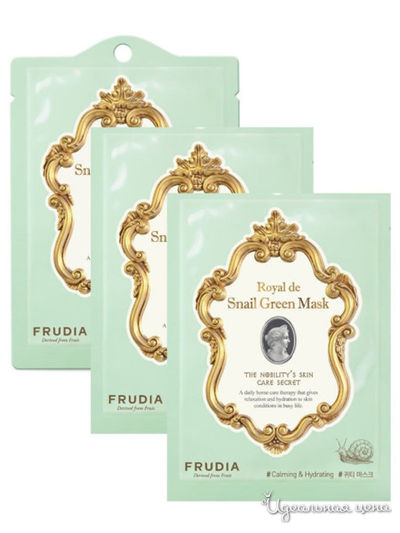 Омолаживающая маска с экстрактом улитки, 3 шт, Frudia