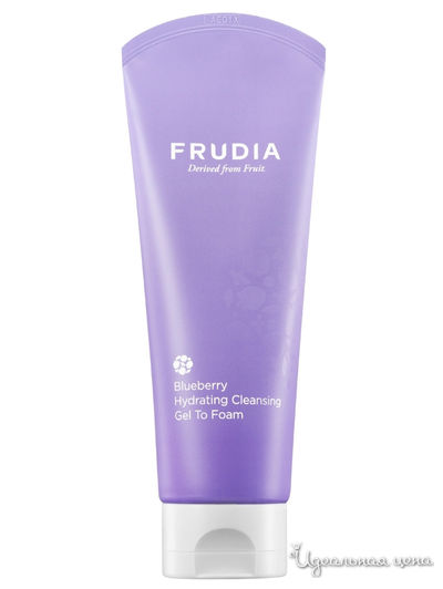 Увлажняющая гель-пенка для умывания с черникой, 145 мл, Frudia