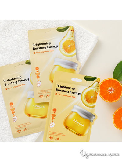 Маска для придания сияния с цитрусом, 3 шт*20 мл, Frudia