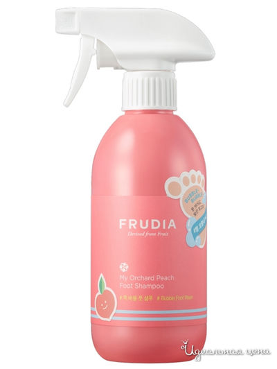 Шампунь для ног с ароматом персика, 390 мл, Frudia