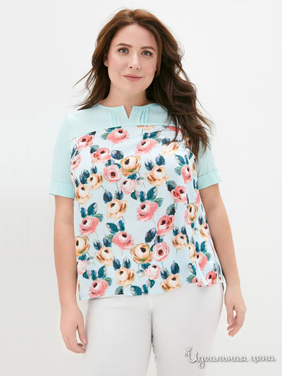 Блуза Dream World, цвет бирюзовый
