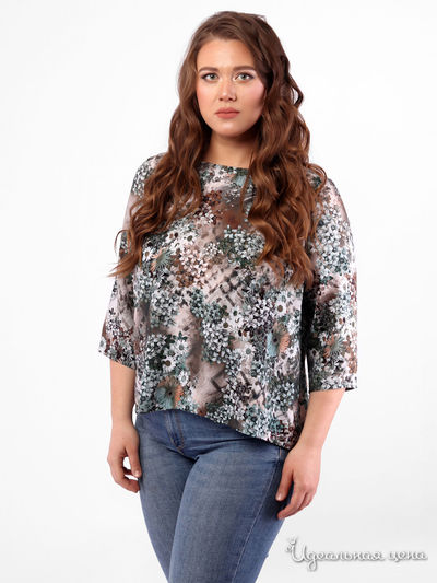 Блуза Dream World, цвет зеленый