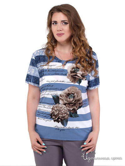 Блуза Dream World, цвет синий