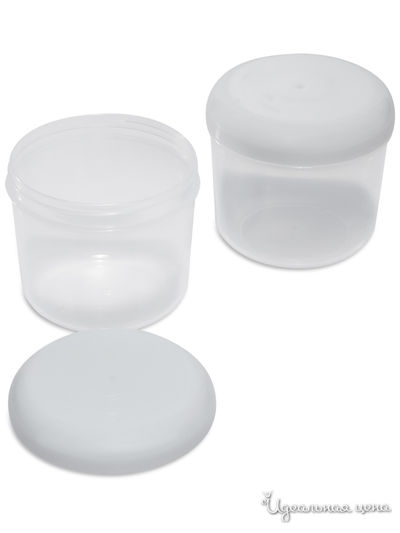 Набор мини контейнеров, 2 шт DOSH HOME, цвет белый