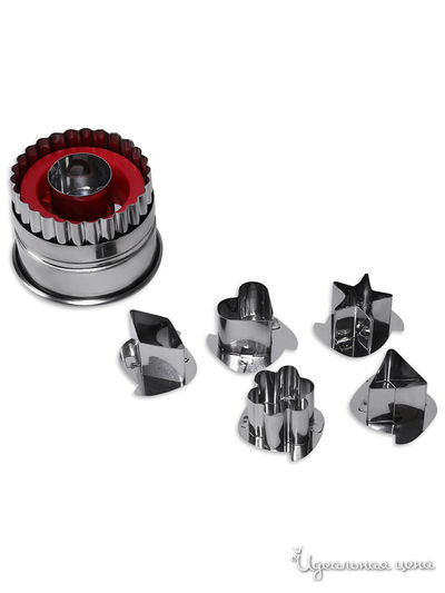 Формочки для печенья, 7 насадок DOSH HOME, цвет стальной