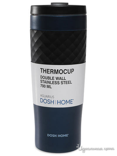 Термокружка, 0.7 л DOSH HOME, цвет синий, черный