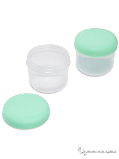 Набор мини контейнеров, 2 шт DOSH HOME, цвет салатовый
