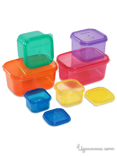 Набор контейнеров, 12 предметов DOSH HOME, цвет в ассортименте