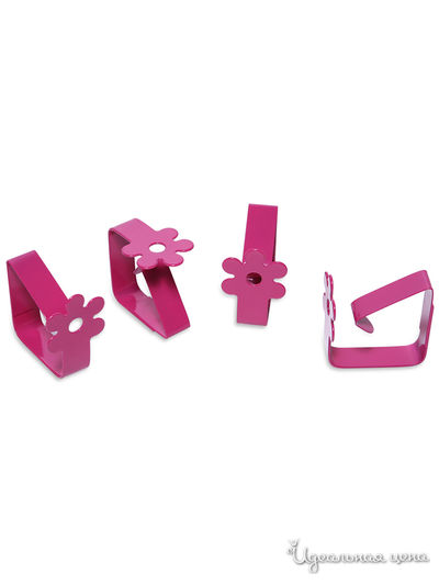 Клипса для скатерти, 4 шт DOSH HOME, цвет розовый