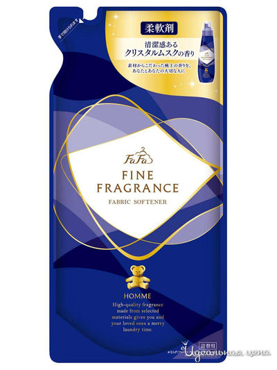 Кондиционер для белья с антистатическим эффектом и ароматом мускуса и бергамота, 500 мл, Nissan FaFa