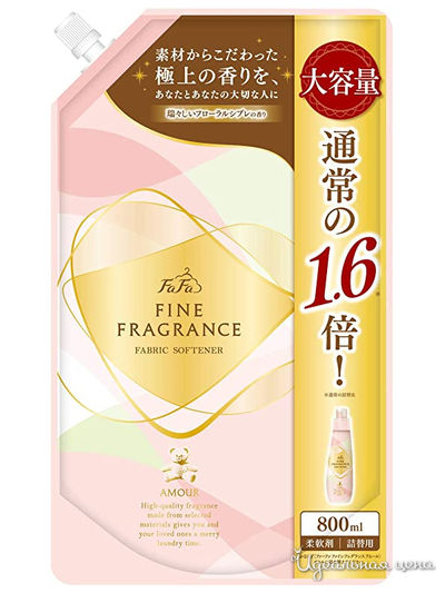 Кондиционер для белья с антистатическим эффектом и цветочным ароматом, 800 мл, Nissan FaFa