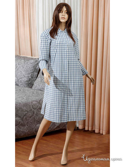 Халат-рубашка Primavelle, цвет голубой