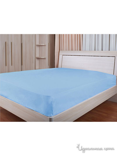 Простыня на резинке, 160*200 см Primavelle, цвет голубой