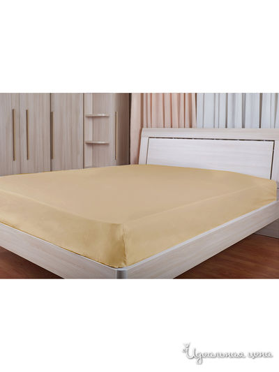 Простыня на резинке, 140х200 см Primavelle, цвет кофе