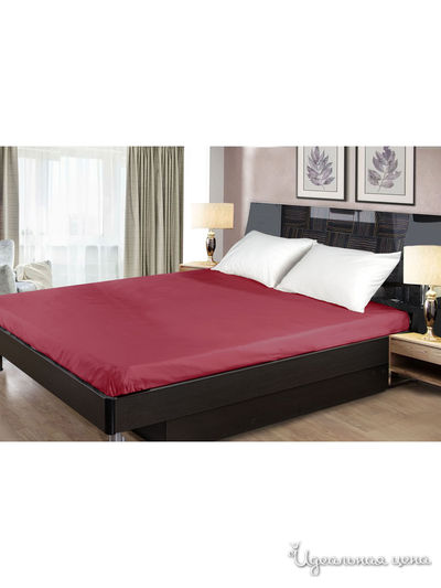Простыня, 215*220 см Primavelle, цвет бордовый