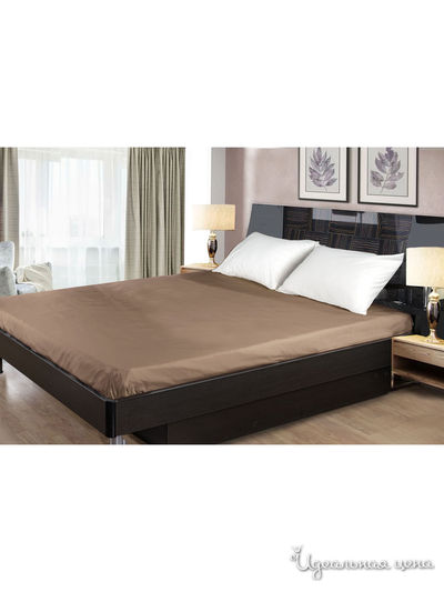 Простыня, 215*220 см Primavelle, цвет шоколадный