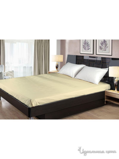 Простыня на резинке, 160*200 см Primavelle, цвет светло-бежевый