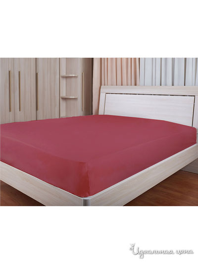 Простыня, 90*200 см Primavelle, цвет бордовый