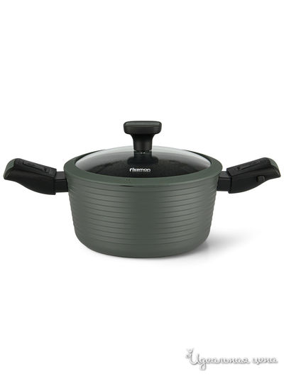 Кастрюля, 2,6 л FISSMAN, цвет оливковый