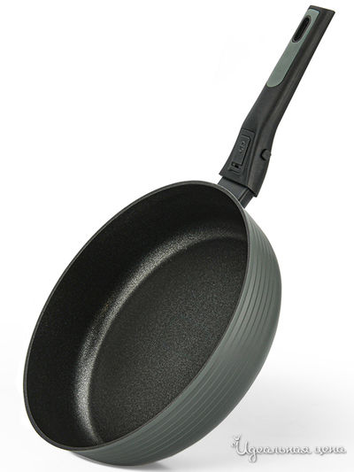 Сковорода, 28x7,5 см FISSMAN, цвет оливковый