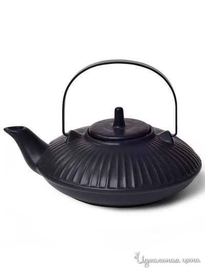 Заварочный чайник с ситечком, 700 мл FISSMAN, цвет черный