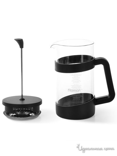 Френч-пресс, 600 мл FISSMAN, цвет черный