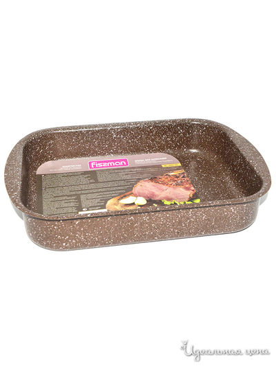 Форма для выпечки, 30x22x6 см FISSMAN, цвет коричневый