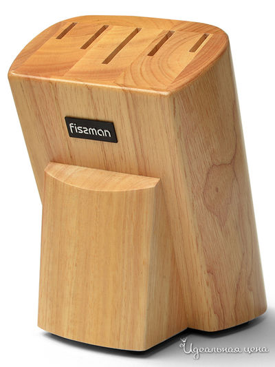 Подставка для кухонных ножей, 13x17х21 см FISSMAN, цвет бежевый