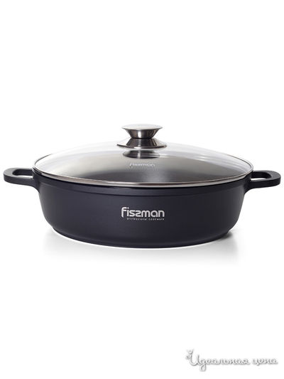 Сотейник, 4 л FISSMAN, цвет черный