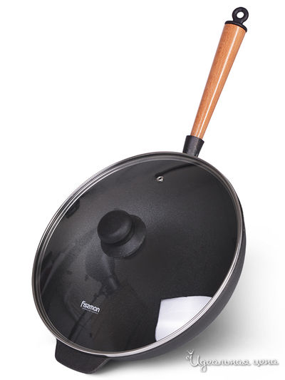 Сковорода-вок, 4 л FISSMAN, цвет черный