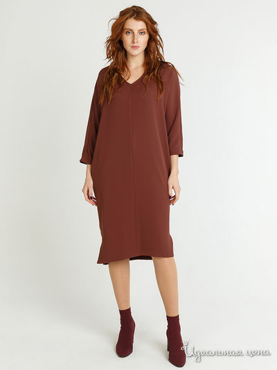 Платье GRIOL, цвет коричневый