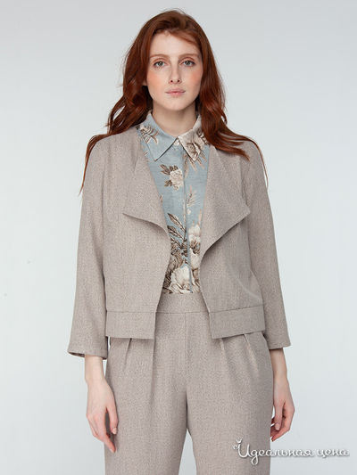 Жакет GRIOL, цвет бежево-серый