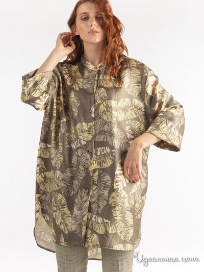 Блуза GRIOL, цвет хаки