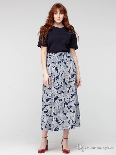 Юбка GRIOL, цвет синий, белый